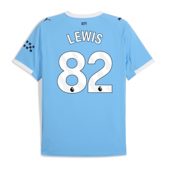 Billige Fotballdrakt Manchester City Rico Lewis #82 Replika Hjemmedrakt 2025-26 Kortermet